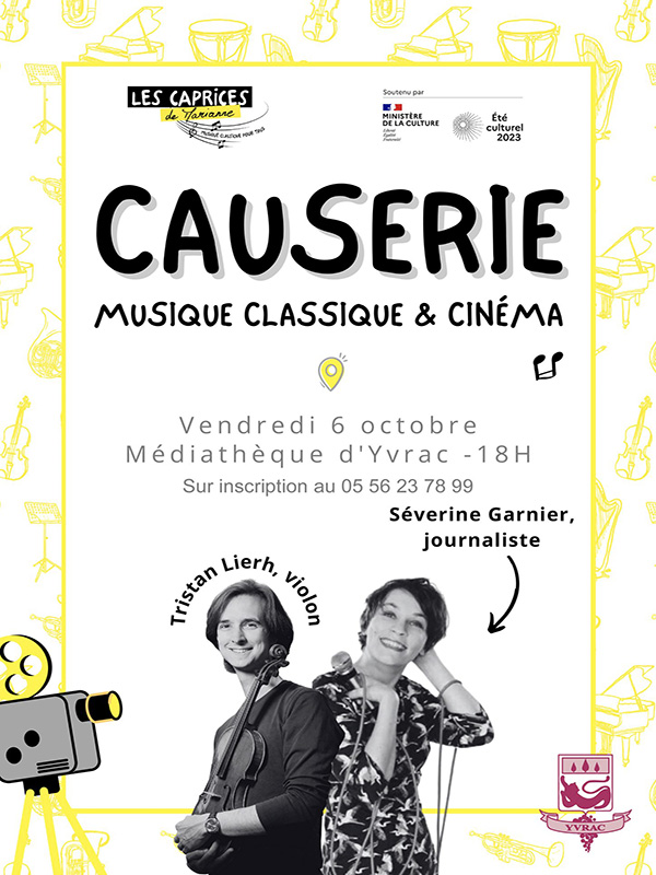 Causerie à Yvrac : cinéma et musique