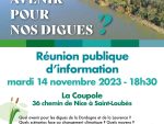Quel avenir pour nos digues ? - Réunion publique