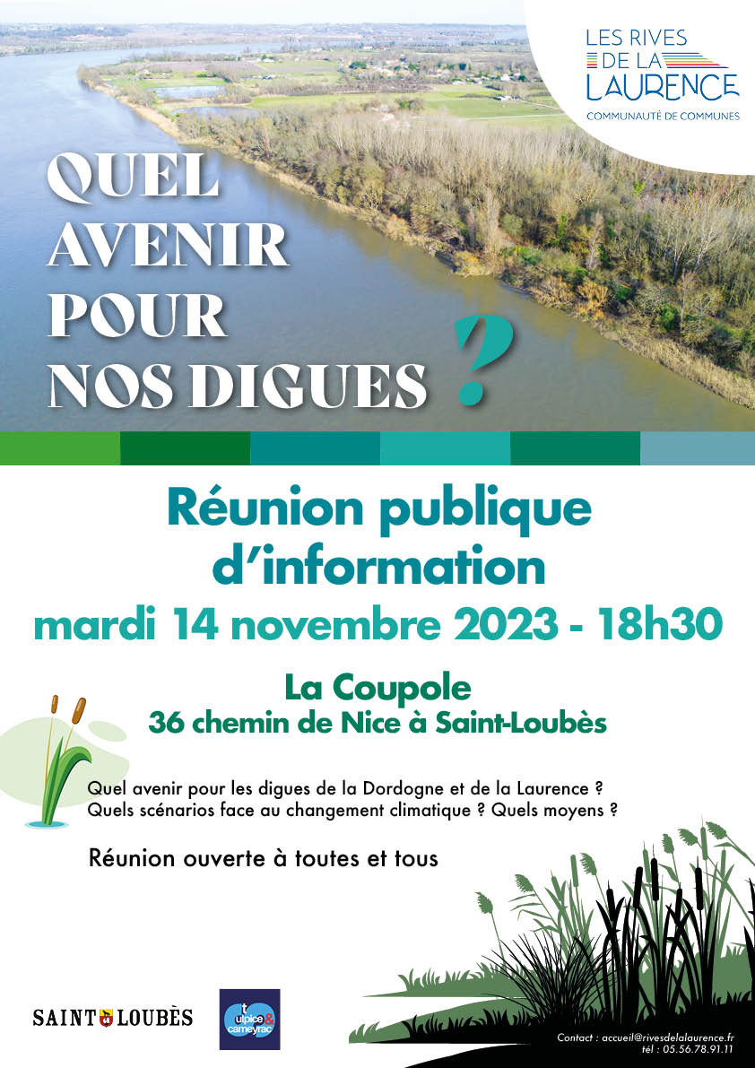 Quel avenir pour nos digues ? - Réunion publique