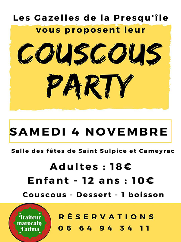 Couscous Party à Saint-Sulpice-et-Cameyrac
