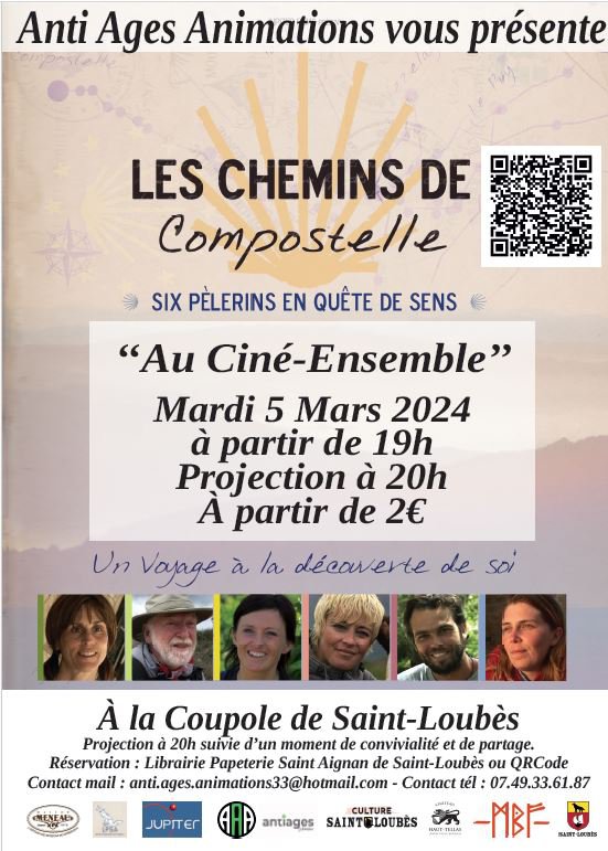 Au Ciné-Ensemble : "Les chemins de Compostelle"