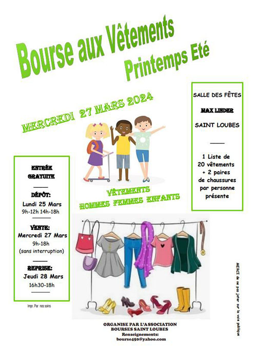 Bourse aux vêtements - Saint-Loubès
