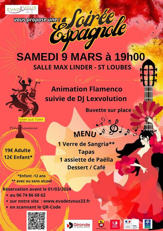 Soirée espagnole - Evad & Vous 33