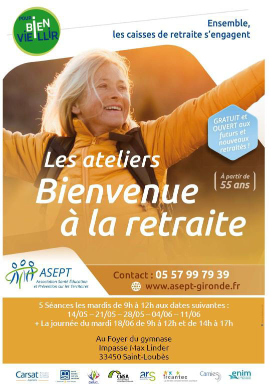 Bienvenue à la retraite ! - Atelier de l'ASEPT