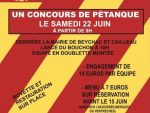 Concours de pétanque