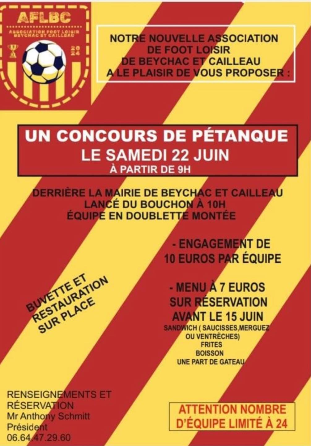 Concours de pétanque