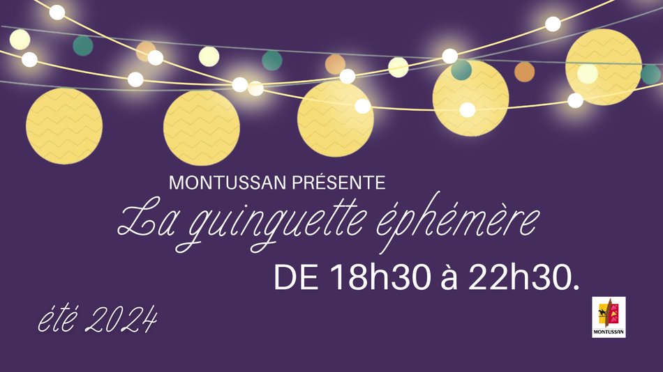 Ouverture de la guinguette éphémère