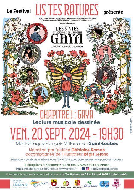 Soirée "lecture dessinée" : les 9 vies de Gaya