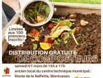 Distribution gratuite de composteurs à Montussan !