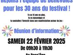 Réunion d'information des bénévoles du festival du jeu 2025, 30 ans !