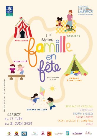 Famille en fête, inscriptions aux ateliers et spectacles