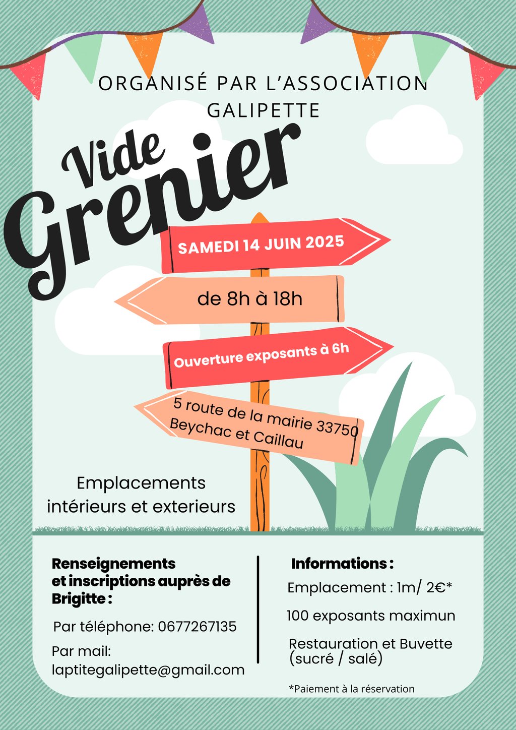 Vide grenier de Galipette