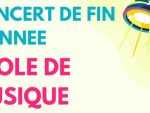 Concert de fin d'année de l'école municipale de musique