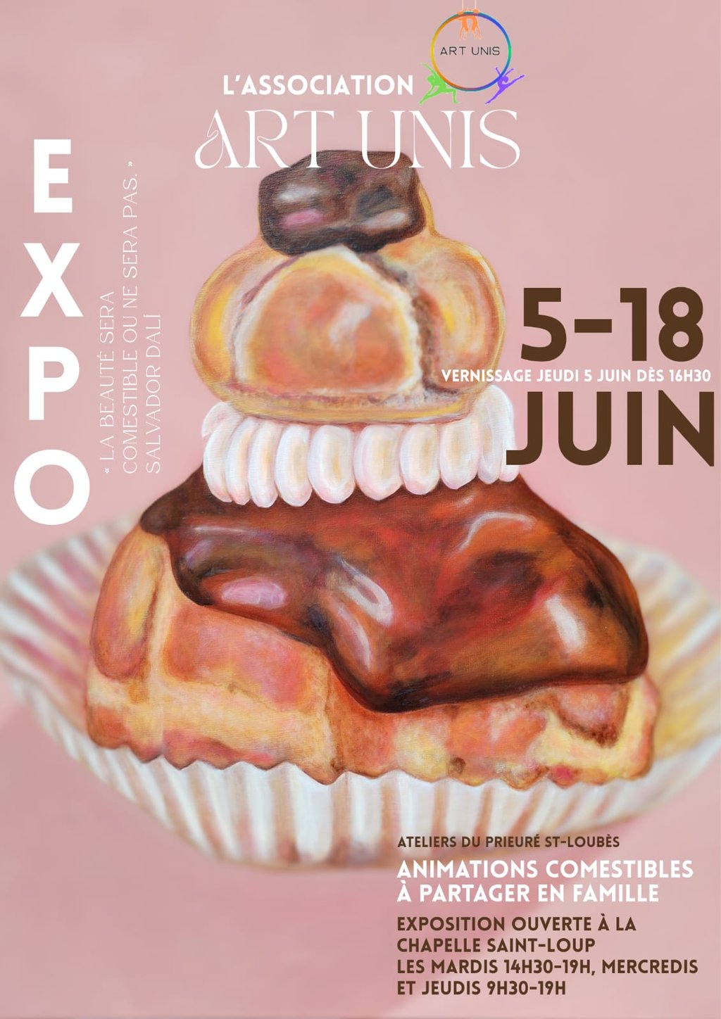 Exposition "Chapelle Saint-Loup" par l'association ART UNIS
