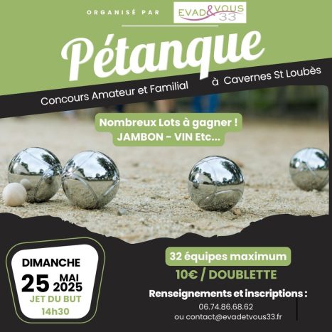 Concours de pétanque