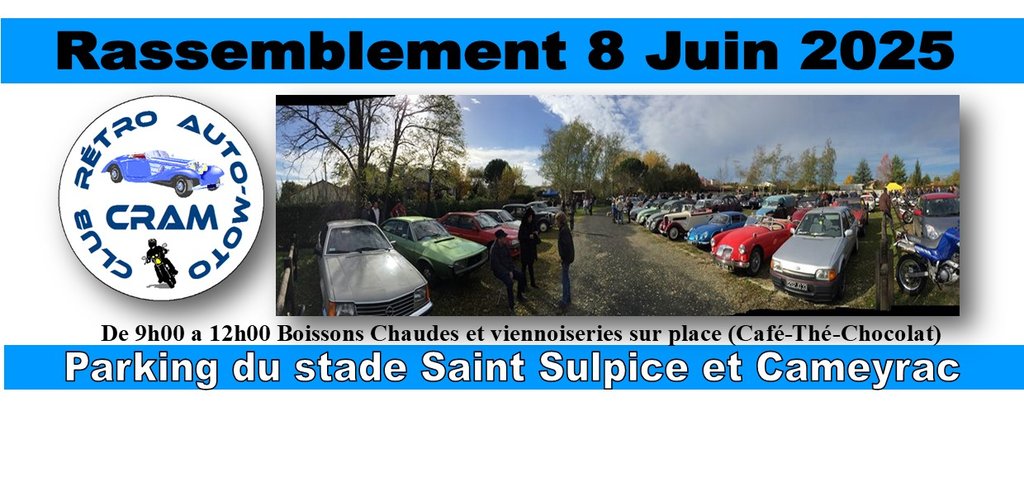Rassemblement de vieilles voitures/motos