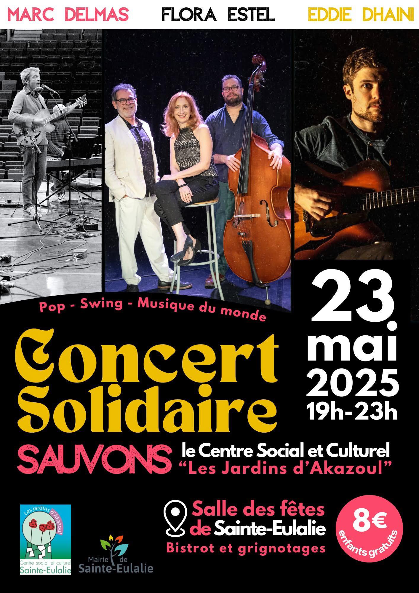 Concert de soutien au CentreSocial Sainte-Eulalie