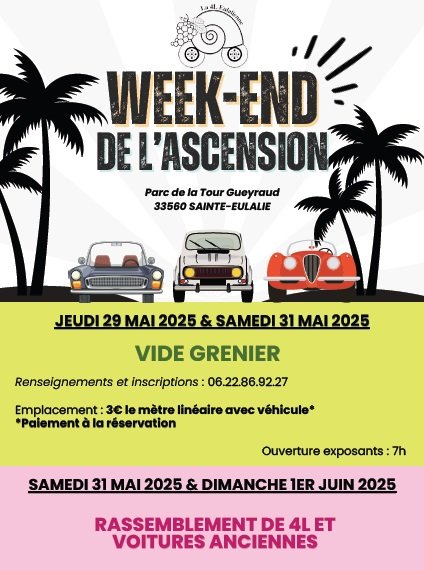 Vide Grenier et rassemblement de vieilles voitures