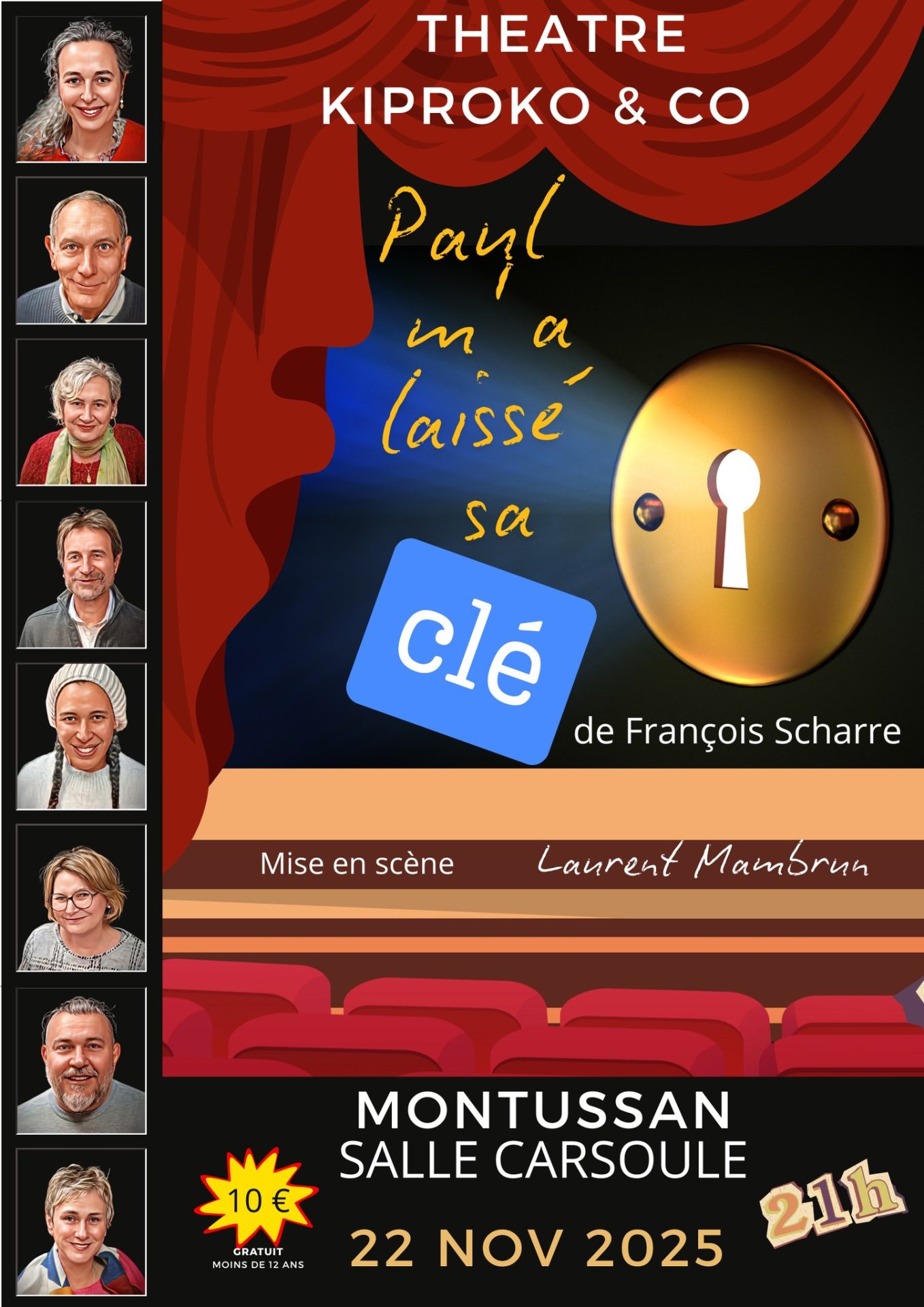 Soirée théâtre à Montussan