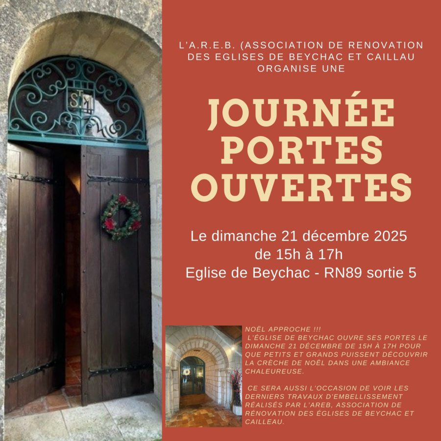 Portes ouvertes à l'église de Beychac