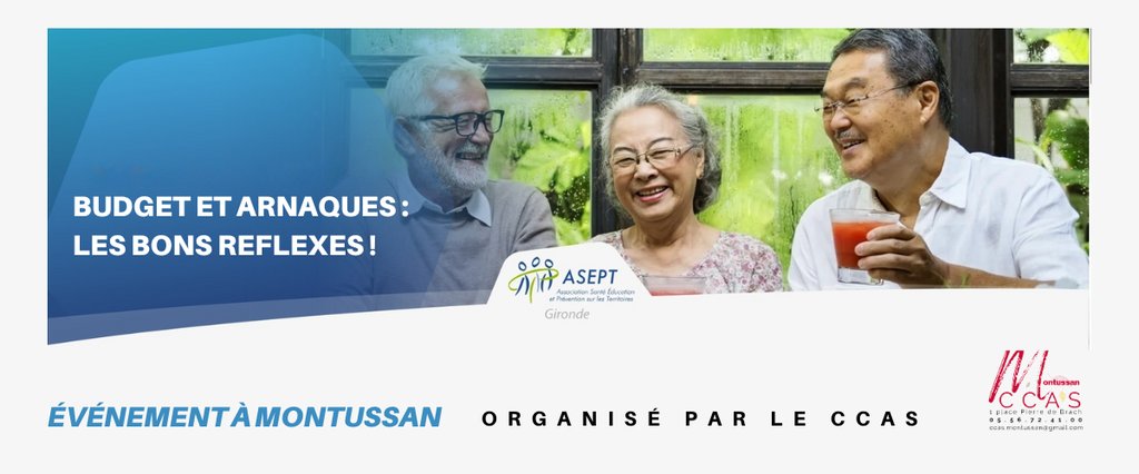 Atelier ASEPT - budget et arnaques, les bons réflexes !