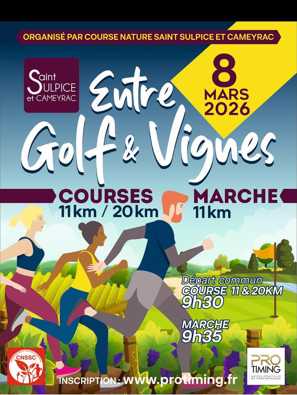 Course “Entre golf et vignes”