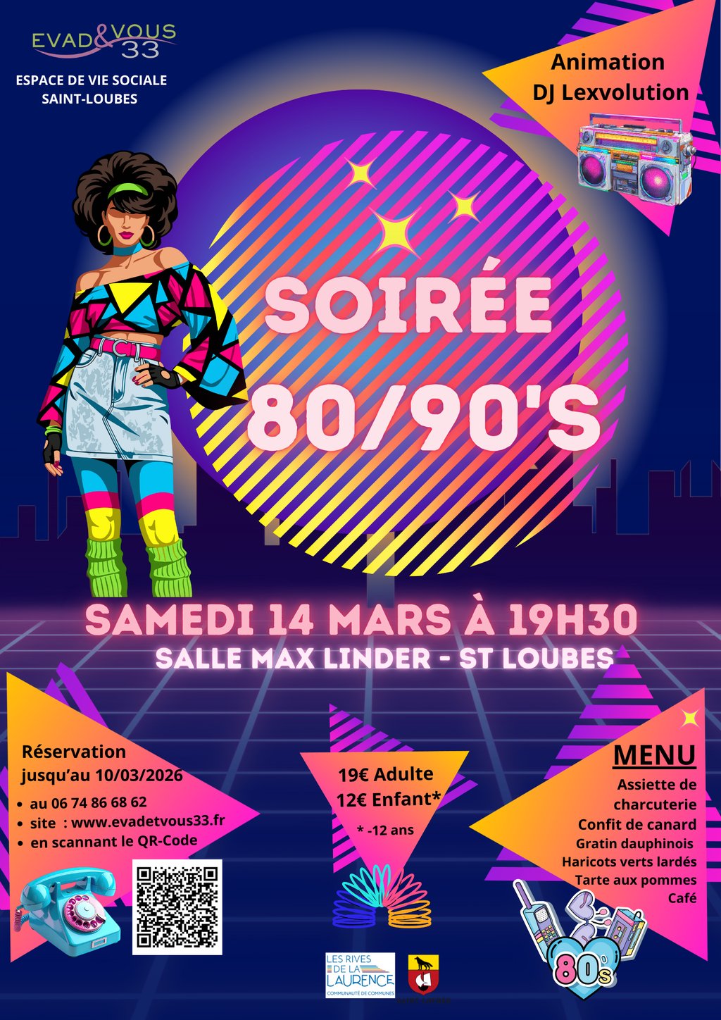 Soirée repas - années 80/90