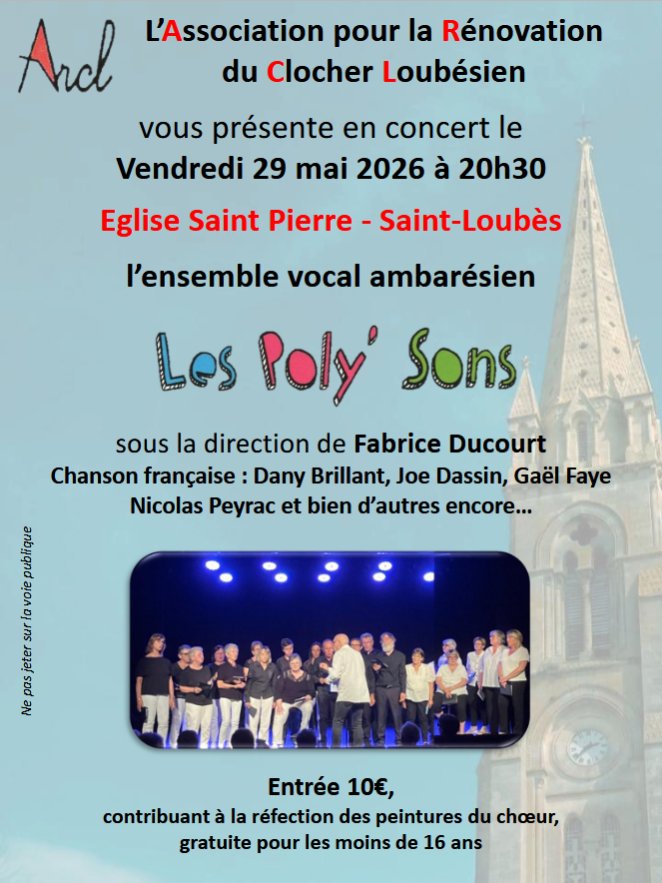 Concert Chorale "Les Poly'Sons"