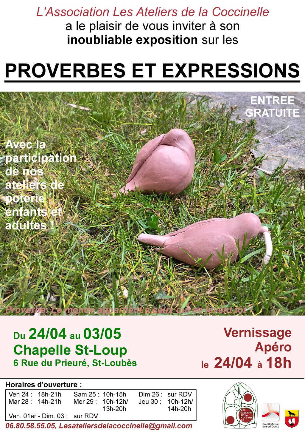 Exposition “Les ateliers de La Coccinelle”