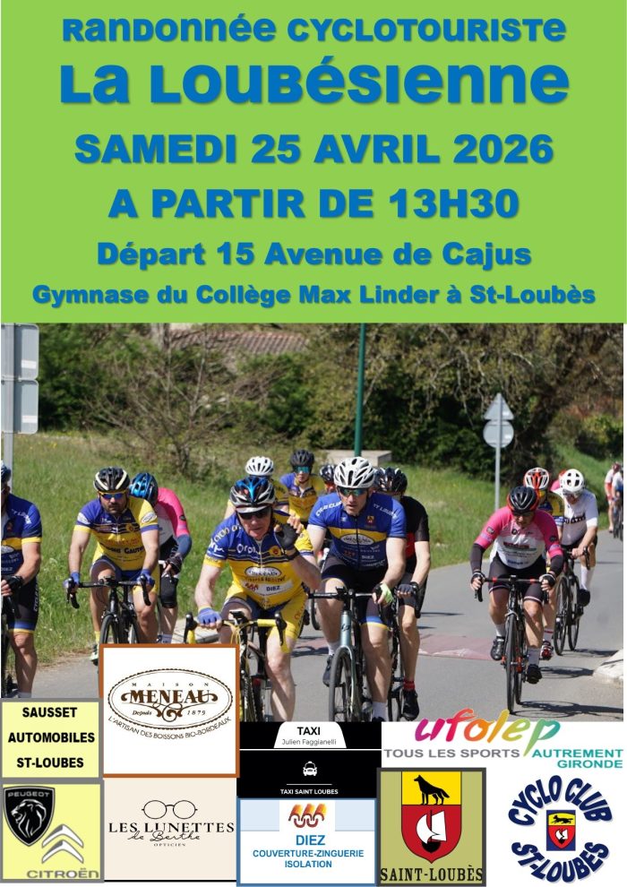 Randonnée cyclotouriste "LA LOUBESIENNE"