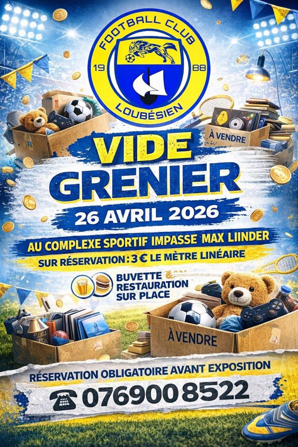 Vide grenier du Football CLub Loubésien