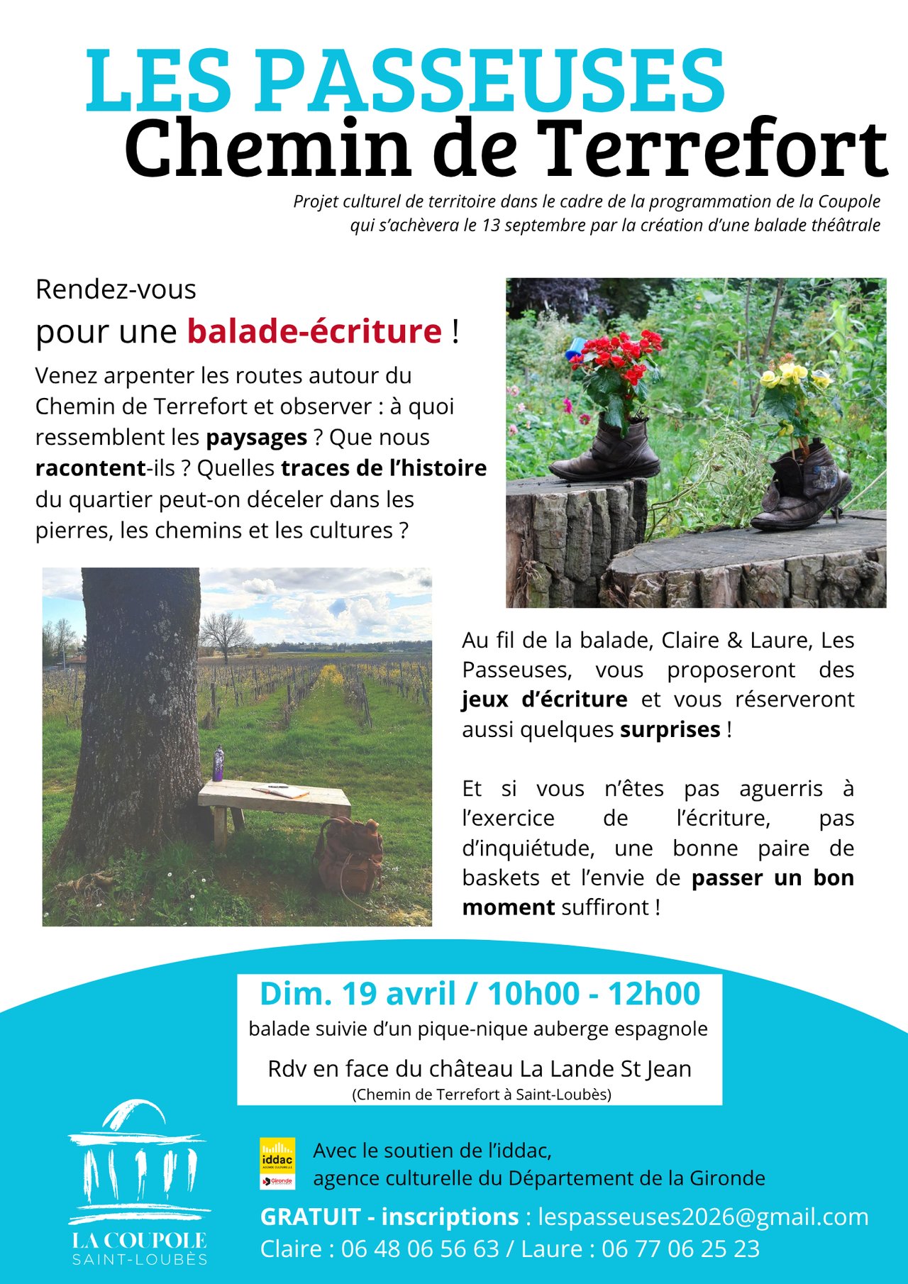 Les Passeuses à Terrefort : balade-écriture !