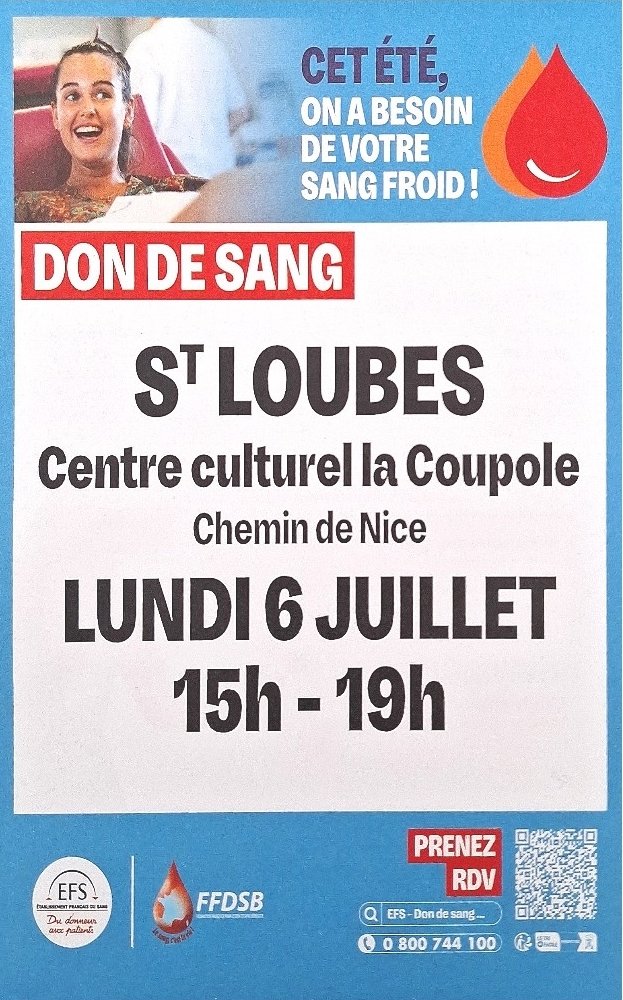 Don du sang - Saint-Loubès