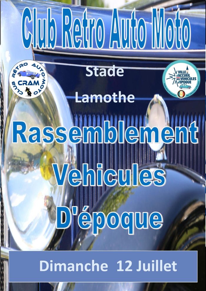 Rassemblement vieille voiture
