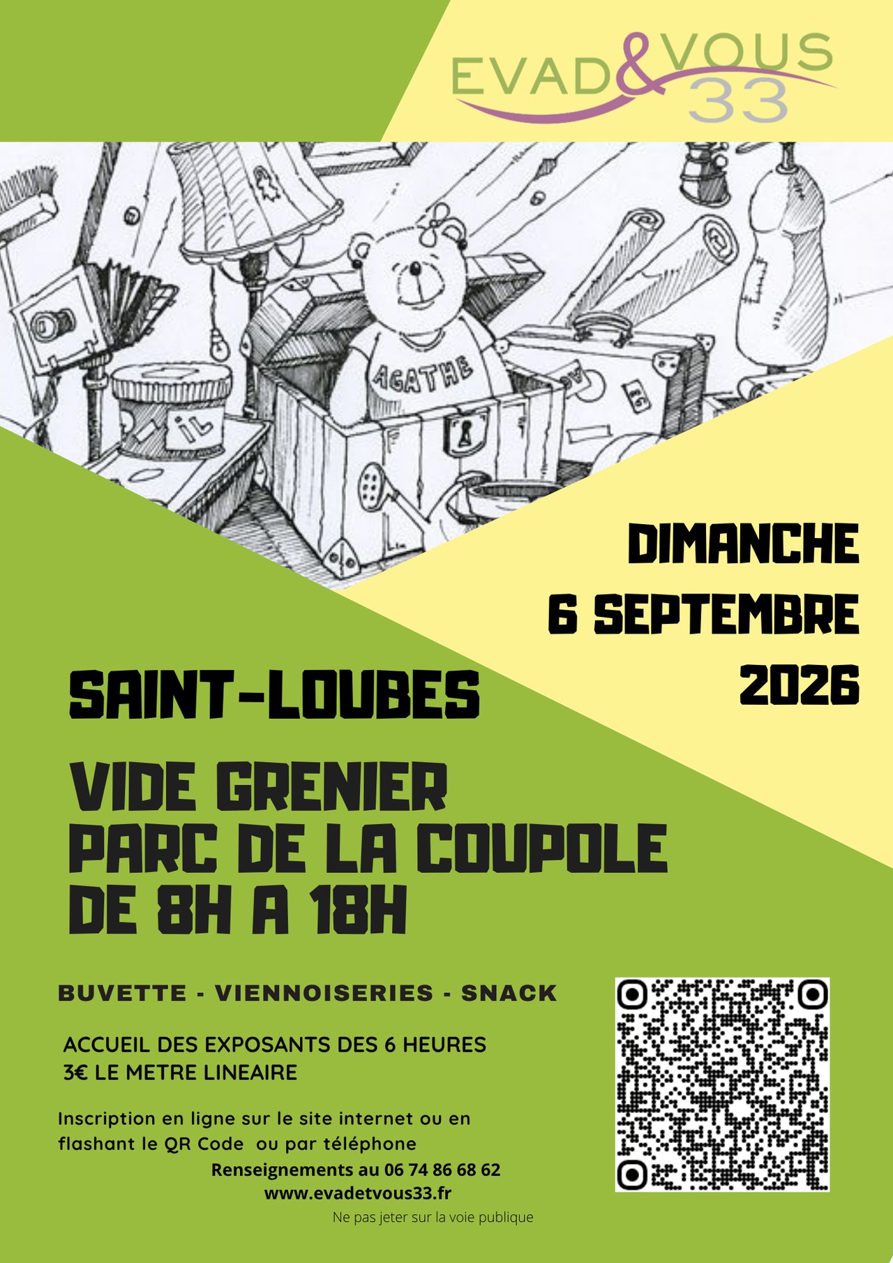 Vide-Grenier - Evad&Vous33