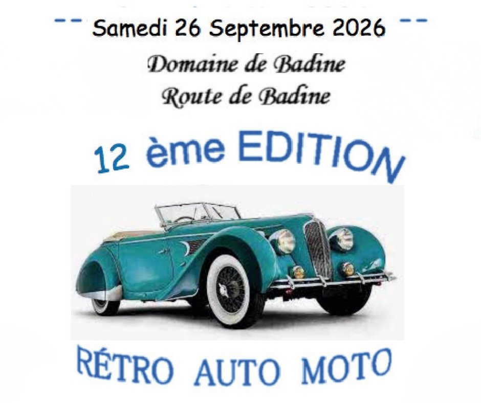 Exposition Rétro Auto Moto - 12ème édition