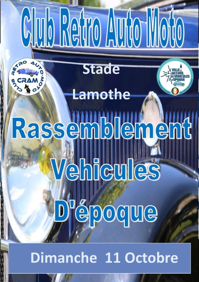 Rassemblement de vieilles voitures/motos