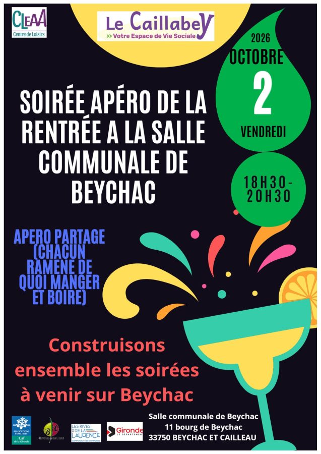Soirée apéro de la rentrée