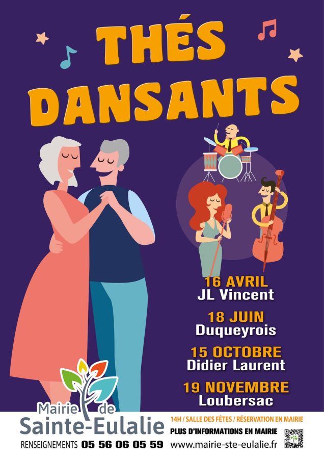 Thés Dansants 2026 de Sainte-Eulalie