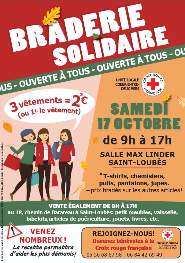 Braderie de "La Croix-Rouge"